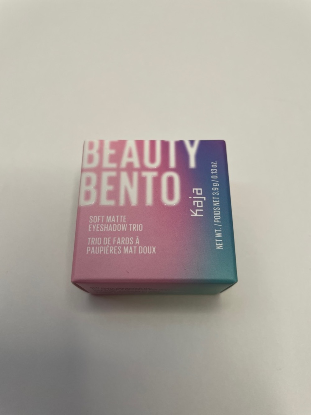 NIB Kaja Beauty Bento Soft Matte Eyeshadow Trio - Pink